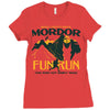 mordor fun run Ladies Fitted T-Shirt