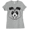 panda Ladies Fitted T-Shirt