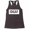 idgaf Dua Lipa Racerback Tank