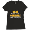 grandpa gift grandpas know Ladies Fitted T-Shirt