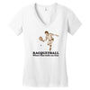 racquetball Women's V-Neck T-Shirt
