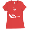 blur damon albarn indie rock music Ladies Fitted T-Shirt