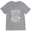 camping fixes everything! V-Neck Tee
