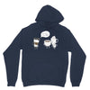 coffee that's always late Unisex Hoodie