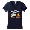 keep on cookin' new mexico Women's V-Neck T-Shirt