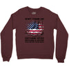 Veteran Don't Thank Me Thank My Brothers &amp; Sisters Who Never Came Back Crewneck Sweatshirt