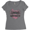 The Only Thing Tougher Than An Arborist Is An Arborist's Wife Women's Triblend Scoop T-shirt