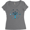 Shekiah Eye Zelda Women's Triblend Scoop T-shirt