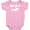 ugly moose funny animal present tee new Baby Onesie