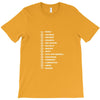 beard length chart funny professor grandpa mustache humor T-Shirt
