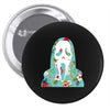 scream floral Pin-back button