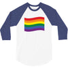 Rainbow Flag 3/4 Sleeve Shirt