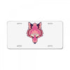 pink foxy License Plate