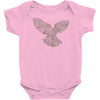 dove typography Baby Bodysuit