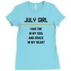 July Girl Ladies Fitted T-Shirt