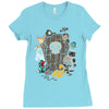 pitfalls and perils Ladies Fitted T-Shirt