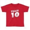 team 10 silver Toddler T-shirt