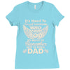 rest in peace dad Ladies Fitted T-Shirt