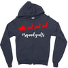 squadgoals santa Zipper Hoodie