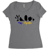 Beauty and The Beast Squadgoals Women's Triblend Scoop T-shirt