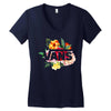Vans Floral Women's V-Neck T-Shirt