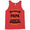 Super Cool Papa Of A Freaking Awesome Daughter Tank Top