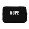 nope (2) Laptop sleeve