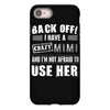 back off i have a crazy mimi and i'm not afraid to user her. iPhone 8