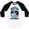 Never Underestimate A Man Who Watches Lost in Space And Was Born in De 3/4 Sleeve Shirt