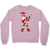 rock star santa claus father christmas Crewneck Sweatshirt