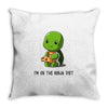 ninja diet Throw Pillow