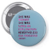 she persisted Pin-back button