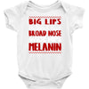 big lips natural hair Baby Bodysuit