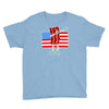 bacon american flag dab Youth Tee