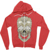 skull plants Zipper Hoodie