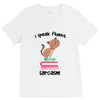 i speak fluent sarcazm V-Neck Tee