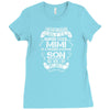 Super Cool Mimi Of A Freaking Awesome Son Ladies Fitted T-Shirt