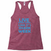 shark week live every week Racerback Tank