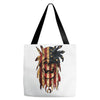 skull us flag Tote Bags