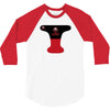 pool black red 3/4 Sleeve Shirt