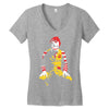 the joker ronald mcdonald Women's V-Neck T-Shirt