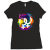lesbian pride dragon Ladies Fitted T-Shirt