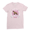 boxer mama Ladies Fitted T-Shirt