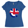 mod union jack, ideal gift, birthday present Women's Triblend Scoop T-shirt