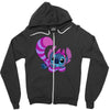 cheshire stitch Zipper Hoodie
