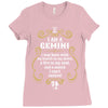 i am a gemini Ladies Fitted T-Shirt