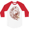 banana eating lion 3/4 Sleeve Shirt