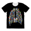 skeleton christmas tree All Over Women's T-shirt