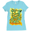 cat monster Ladies Fitted T-Shirt