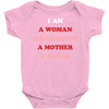 i Am A Woman A Daughter A Mother A Sister Baby Bodysuit